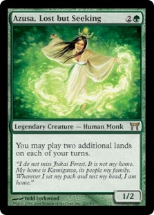 Azusa, Lost but Seeking Champions of Kamigawa